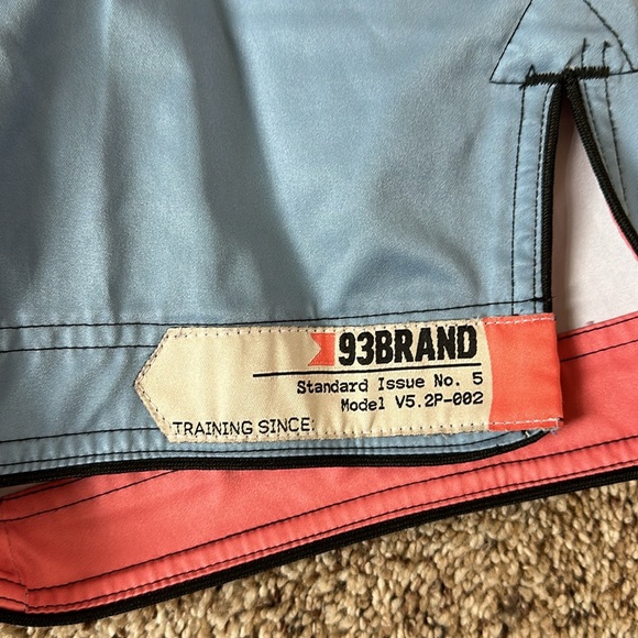 Combat 93 Brand Blue and Salmon Spats - Picture 2 of 3